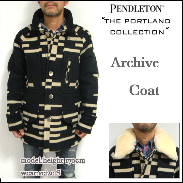 Pendleton /The Portland Collection/ペンドルトン/アーカイブ コート/ポートランド コレクション/Archive  Coat/ブラック/ウール ジャケット