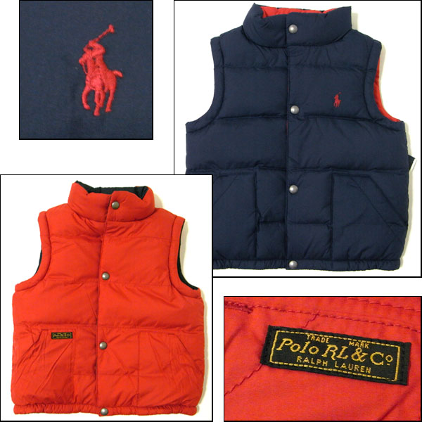 ラルフローレン/Ralph Lauren/キッズ/ダウンベスト/ネイビー/ボーイズ/リバーシブル/子供 /ELMWOOD DOWN VEST