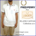 ��FRED PERRY��LIBERTY �ۥե�åɥڥ꡼/��Хƥ�����SM5068  Liberty Print S/S Polo Shirt/wht�ۥ�Хƥ���������ܡ��ݥ������
