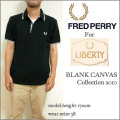 ��FRED PERRY��LIBERTY �ۥե�åɥڥ꡼/��Хƥ�����SM5068  Liberty Print S/S Polo Shirt/blk�ۥ�Хƥ���������ܡ��ݥ������