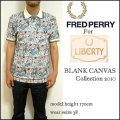 ��FRED PERRY��LIBERTY �ۥե�åɥڥ꡼/��Хƥ�����SM5069  Liberty Print S/S Polo Shirt/paisery�ۥ�Хƥ���������ܡ��ݥ������