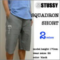 ��STUSSY�ۥ��ƥ塼������#12378 SQUADRON SHORT�ۥ����֥졼�����硼�ȥѥ��/�ϡ��եѥ��