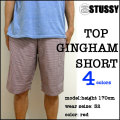 ��STUSSY�ۥ��ƥ塼������#12385 TOP GINGHAM SHORT PANT�ۥ��󥬥�����å������硼�ȥѥ��/�ϡ��եѥ��