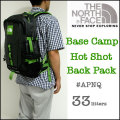 ��THE NORTH FACE�ۥΡ����ե�������BASE CAMP HOT SHOT back pack .BLK/GREEN �ۥ١��������ס��ۥåȥ���åȡ��ǥ��ѥå������å�