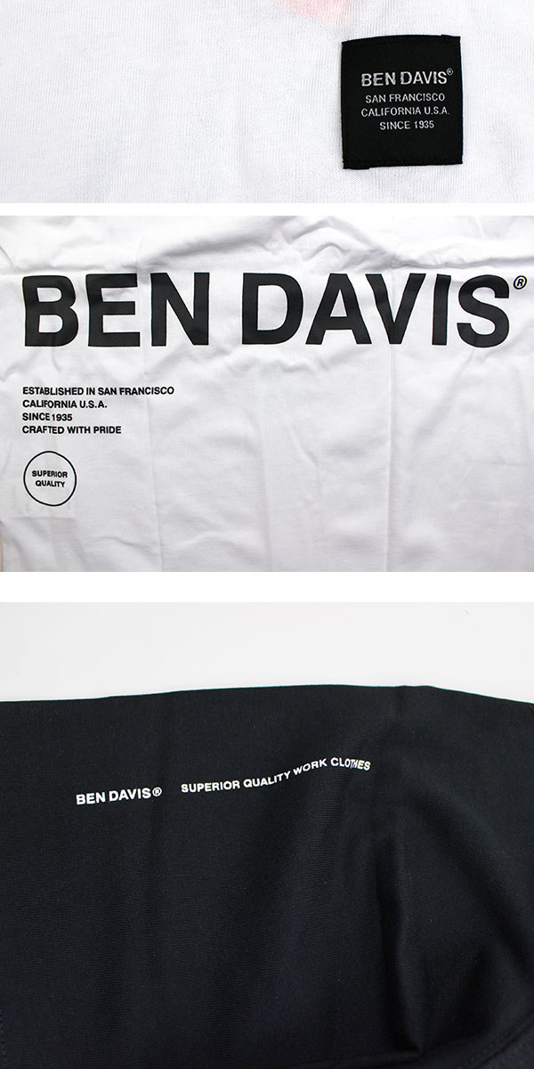ベンデイビス tシャツ バックプリント