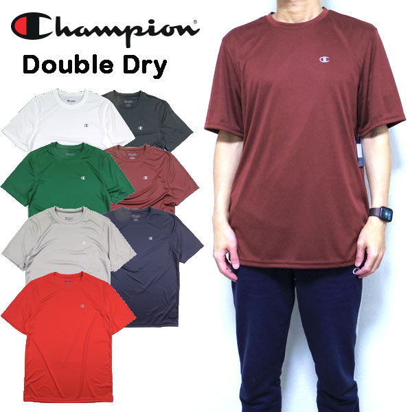 チャンピオン tシャツ メンズ Champion USA 半袖 速乾性 クイックドライ