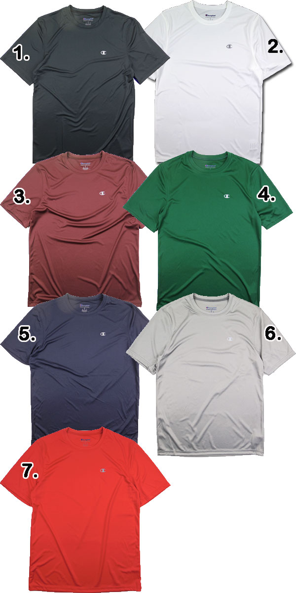 チャンピオン tシャツ メンズ Champion USA 半袖 速乾性 クイックドライ