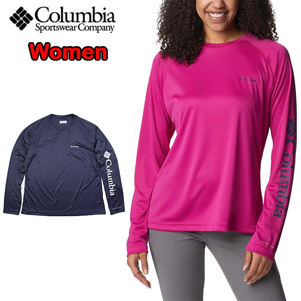 コロンビア レディース tシャツ 速乾 長袖