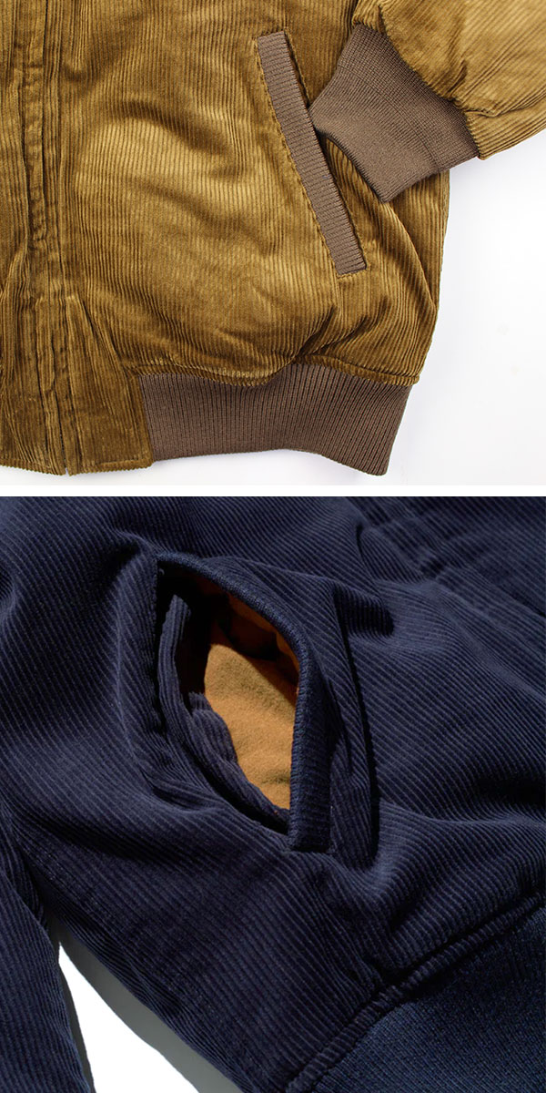 エディーバウアー コーデュロイ ダウンジャケット