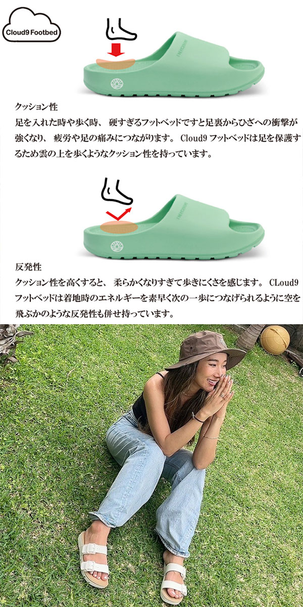 フリーウォータース FREEWATERS サンダル メンズ レディース cloud9 bliss