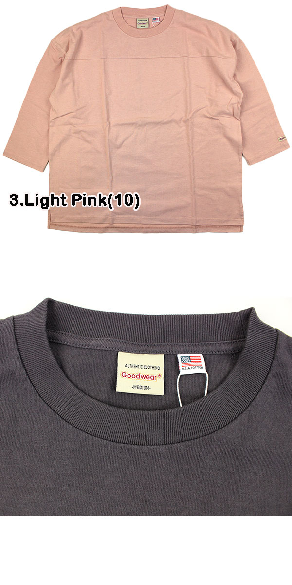 goodwear グッドウェアー Tシャツ ７部袖 メンズ