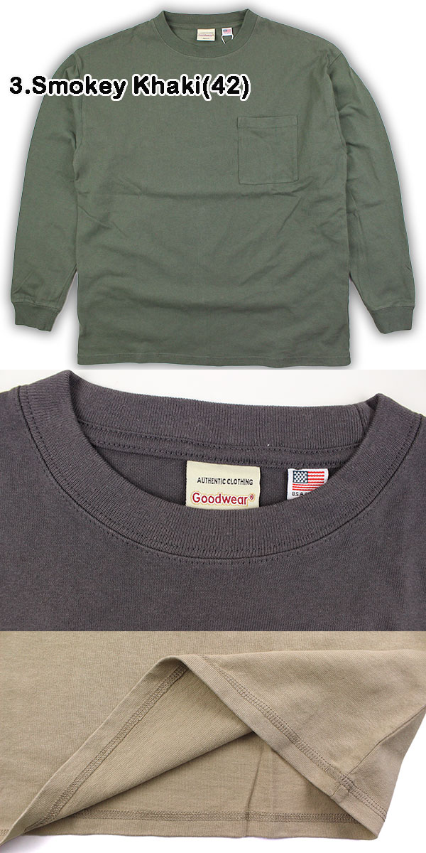 goodwear グッドウェアー Tシャツ ポケット メンズ