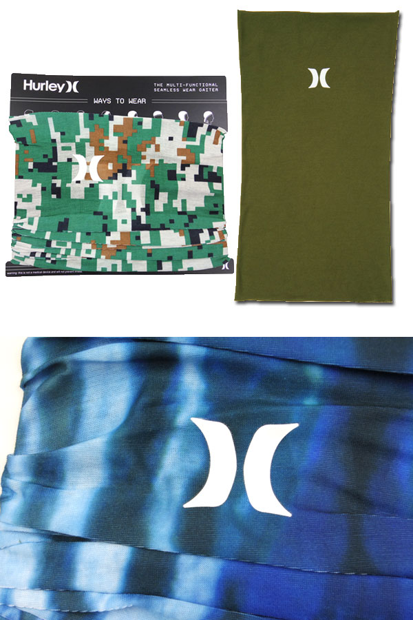 HURLEY ハーレー マスク ネックゲイター 速乾 薄手