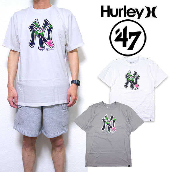 HURLEY/ハーレー/Tシャツ/メンズ/ヤンキース/半袖