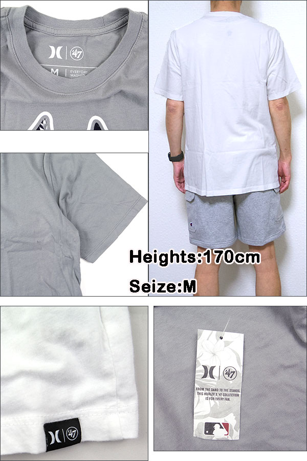 HURLEY/ハーレー/Tシャツ/メンズ/ヤンキース/半袖