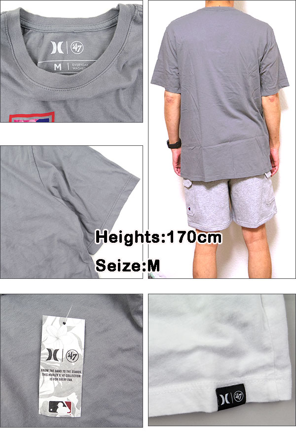 HURLEY ハーレー Tシャツ メンズ ドジャース 半袖