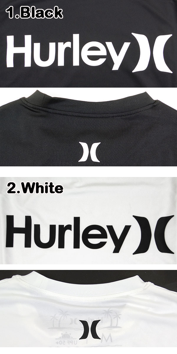 ハーレー HURLEY 水着 ラッシュガード Tシャツ 長袖 速乾 メンズ