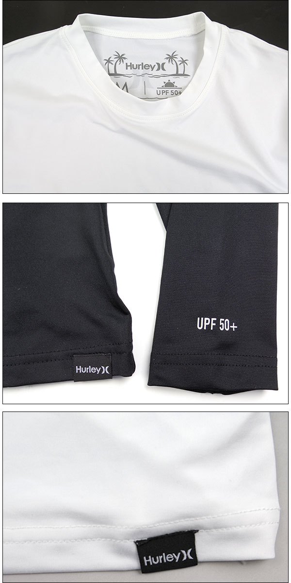 ハーレー HURLEY 水着 ラッシュガード Tシャツ 長袖 速乾 メンズ