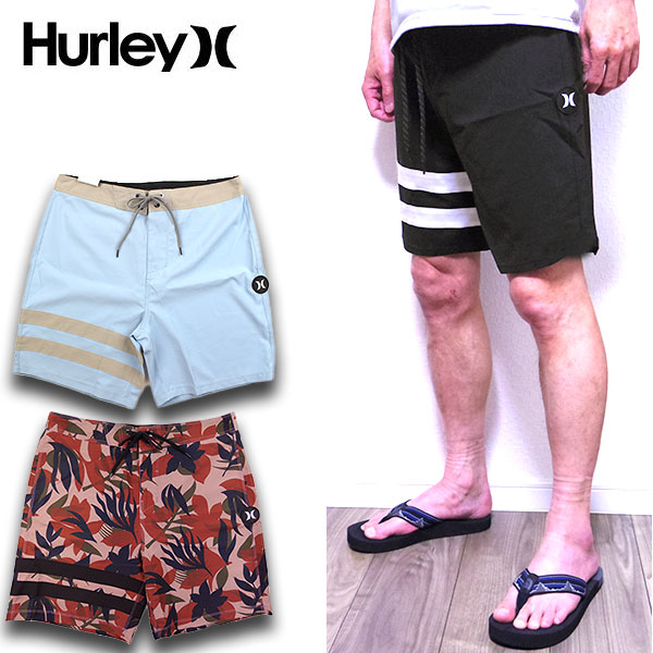 ハーレー(Hurley) ボードショーツ 30インチ Hurley メンズ 水着 黒色