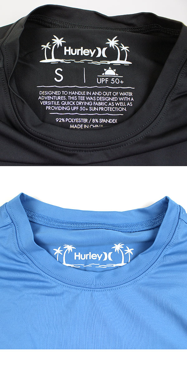 ハーレー/HURLEY/水着/ラッシュガード/Tシャツ/長袖/メンズ
