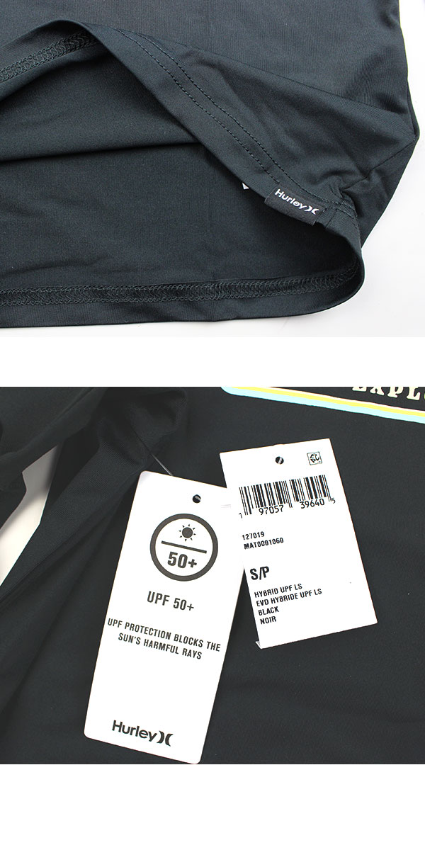 ハーレー/HURLEY/水着/ラッシュガード/Tシャツ/長袖/メンズ