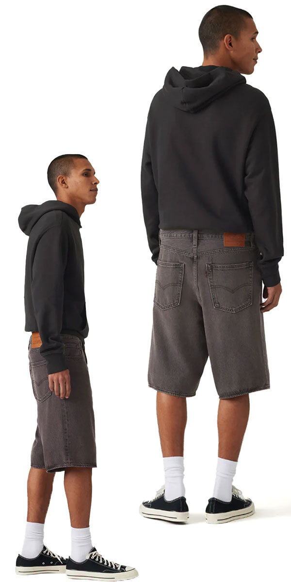 リーバイス 478 バギー ショートパンツ ブラック LEVIS 478 BAGGY