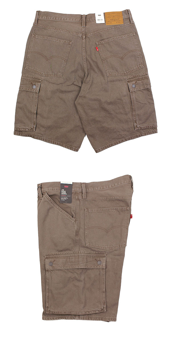 AFB BAGGY CARGO SHORTS BROWN バギー ショーツ L リーバイス 478 バギーカーゴ ショートパンツ ブラウン LEVIS 478