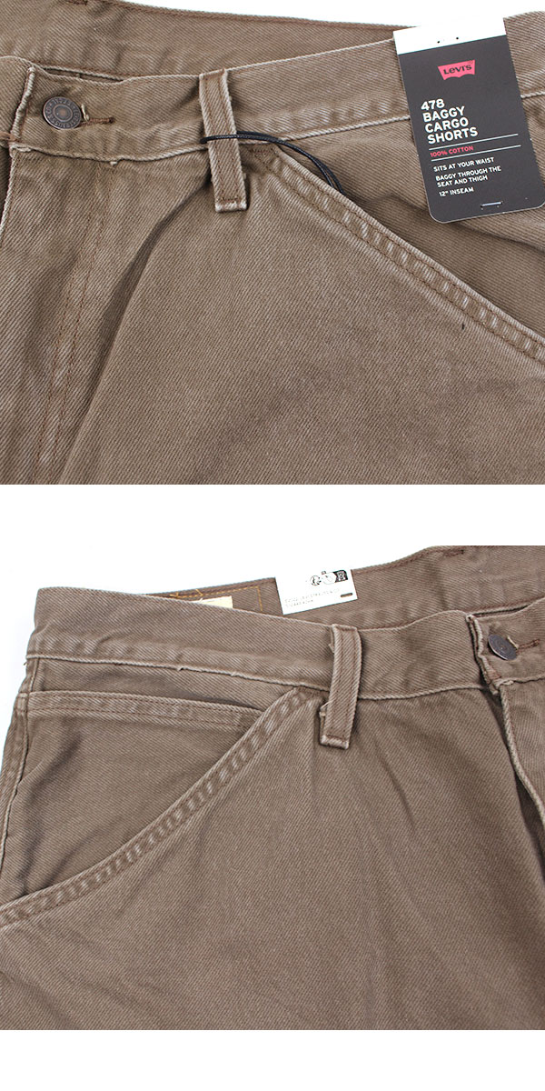 リーバイス デニム ハーフパンツ ジーンズ ワイド バギー