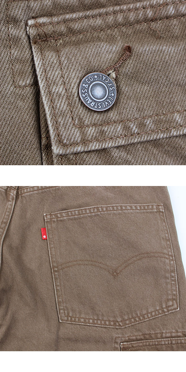 リーバイス デニム ハーフパンツ ジーンズ ワイド バギー