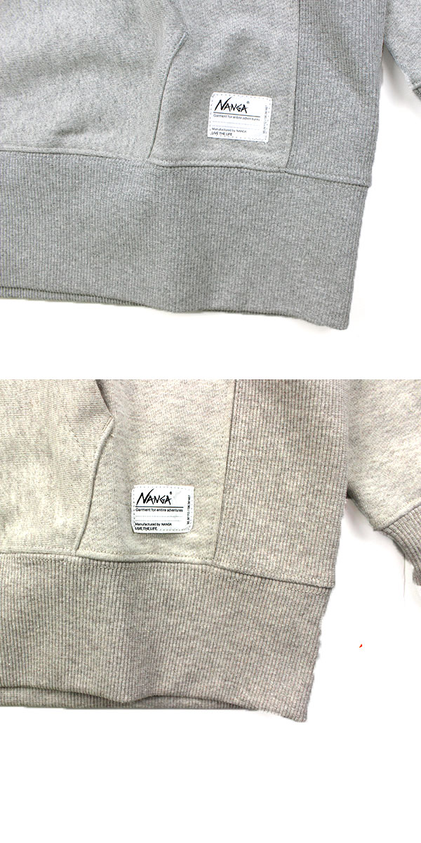 ナンガ NANGA パーカー スウェット