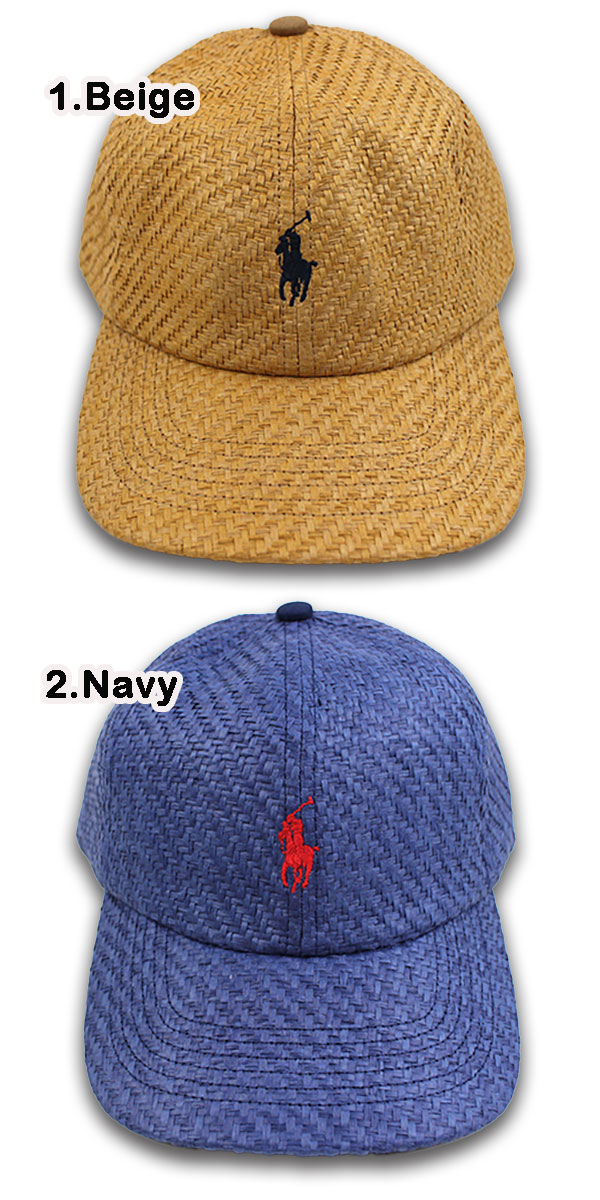 ラルフローレン ストロー キャップ