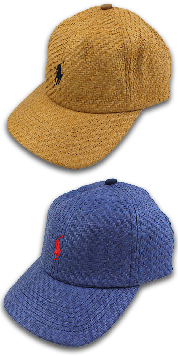 ラルフローレン ストロー キャップ