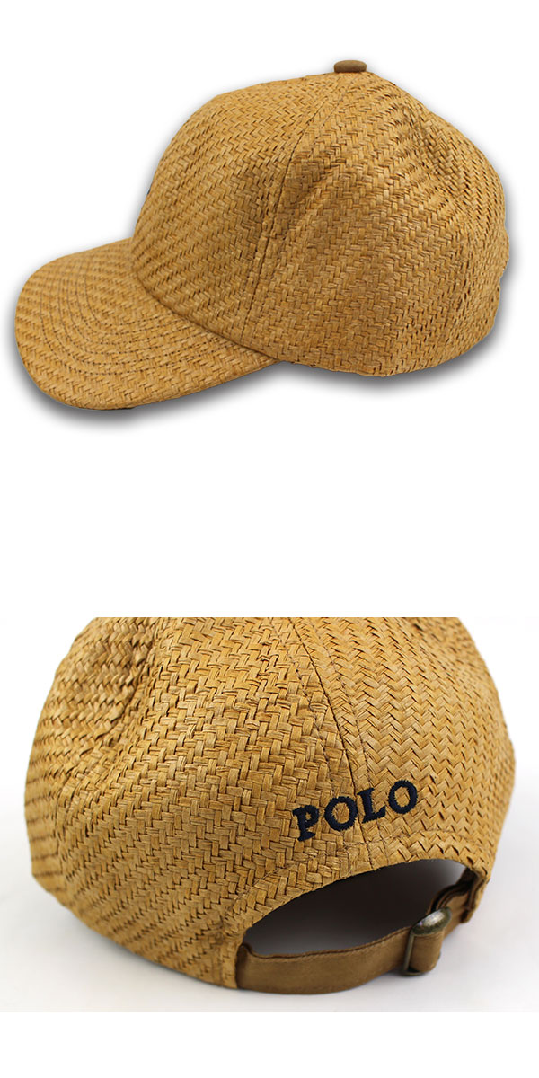 ラルフローレン ストロー キャップ