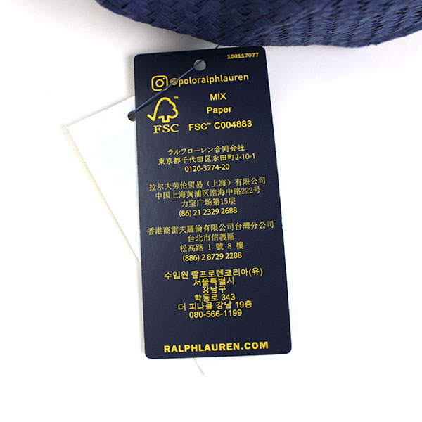 ラルフローレン ストロー キャップ