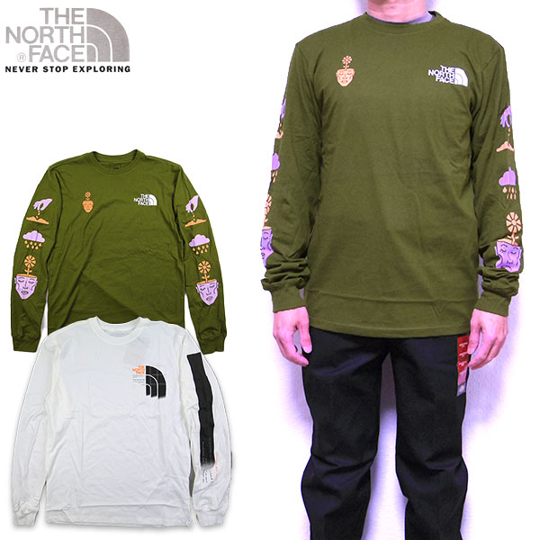 ノースフェイス メンズ ロンt tシャツ 長袖