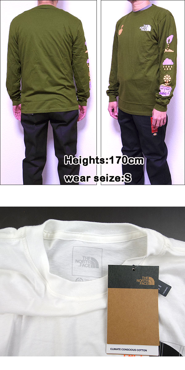 ノースフェイス メンズ ロンt tシャツ 長袖