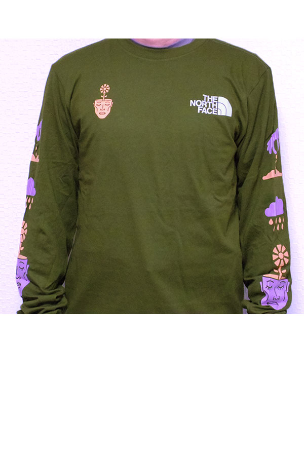 ノースフェイス メンズ ロンt tシャツ 長袖