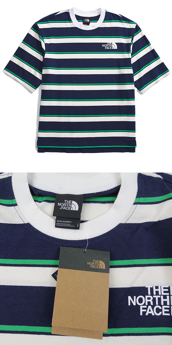 ノースフェイス メンズ tシャツ ボーダー
