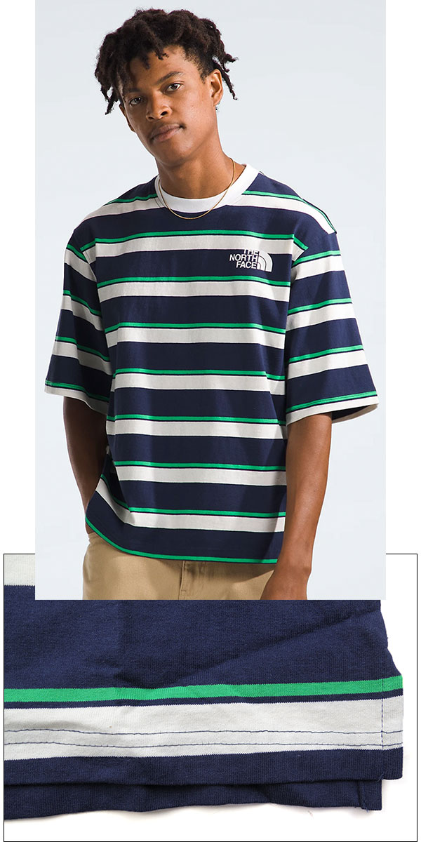 ノースフェイス メンズ tシャツ ボーダー