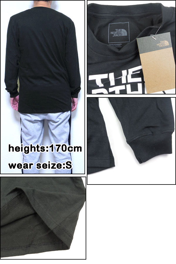 ノースフェイス メンズ tシャツ 長袖 ハーフドーム
