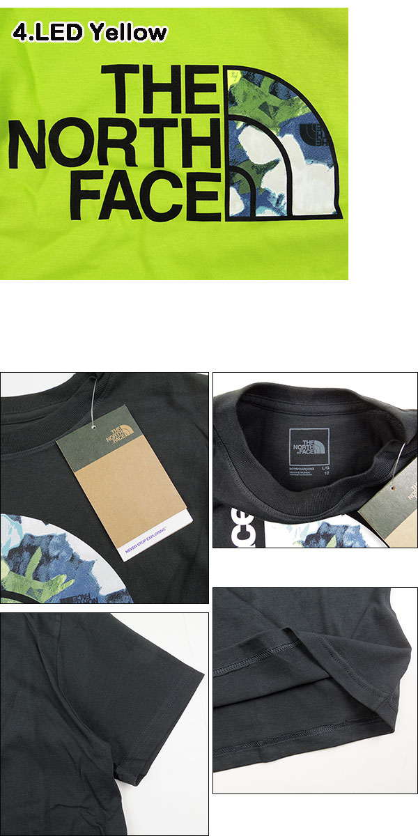 ノースフェイス キッズ tシャツ usa