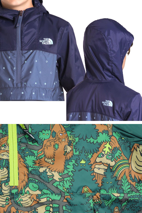 ノースフェイス キッズ マウンテンパーカー ウィンドブレーカー