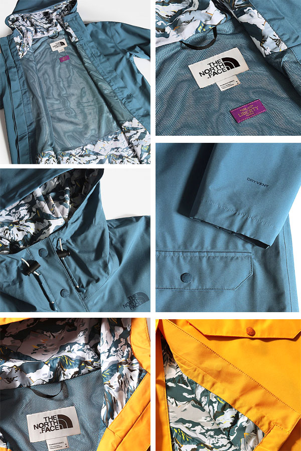 ノースフェイス リバティーロンドン コラボ レインコート