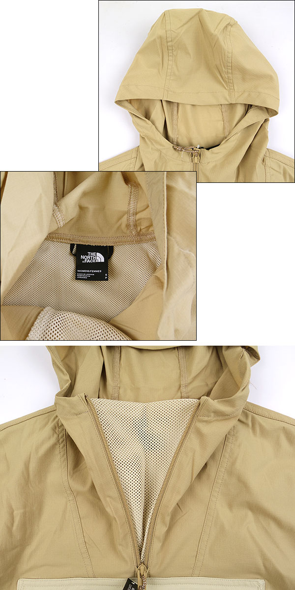 ノースフェイス レディース アノラック 被り