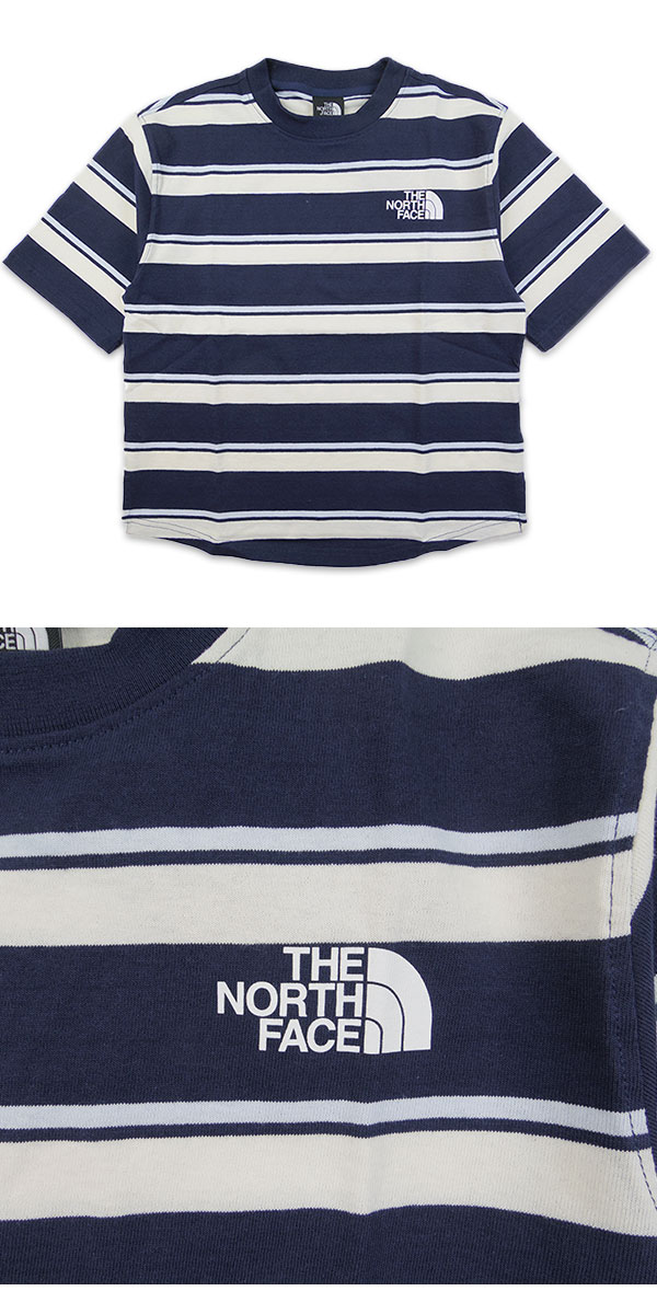ノースフェイス レディース Tシャツ ボーダー