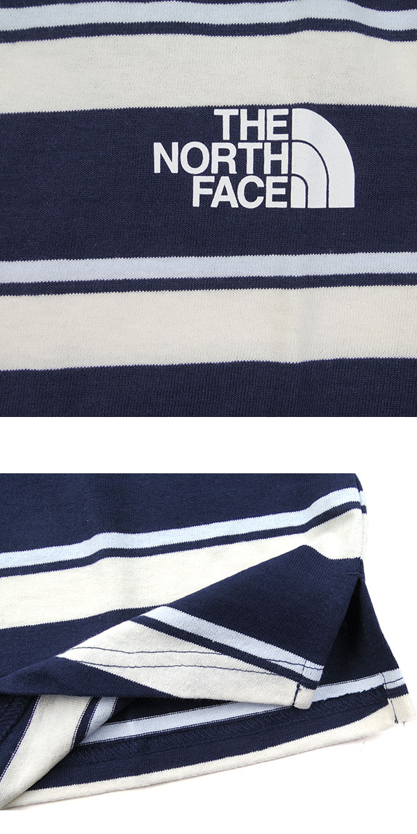 ノースフェイス レディース Tシャツ ボーダー